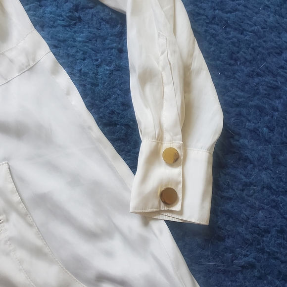 bebe Cream Hooded Utility Jacket - Picture 5 of 11